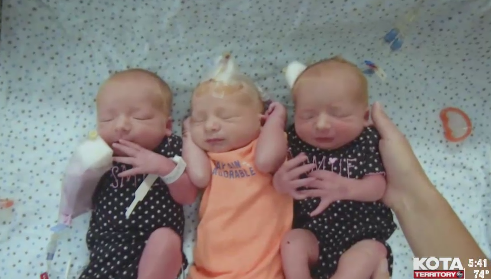 Woman Gives Birth To Triplets After Hospital Visit For What She Thought