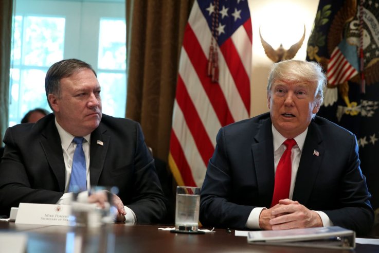 Mike Pompeo and Donald Trump Mike Pompeo and Donald Trump