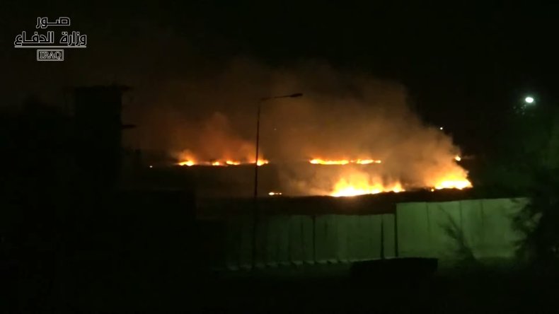 iraq explosion military base