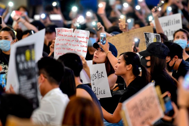 Hong Kong protestors 