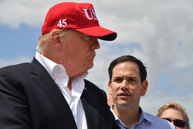 Donald Trump and Marco Rubio