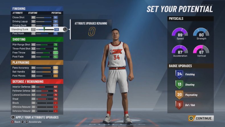 nba 2k20 slasher build potential nba 2k20 slasher build potential