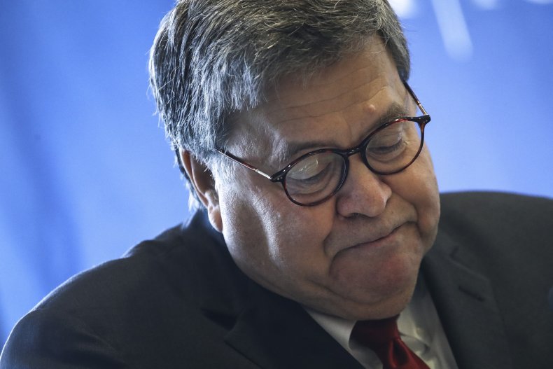 Bill Barr Trump Hotel party Washington
