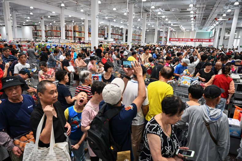 Overcrowded Costco