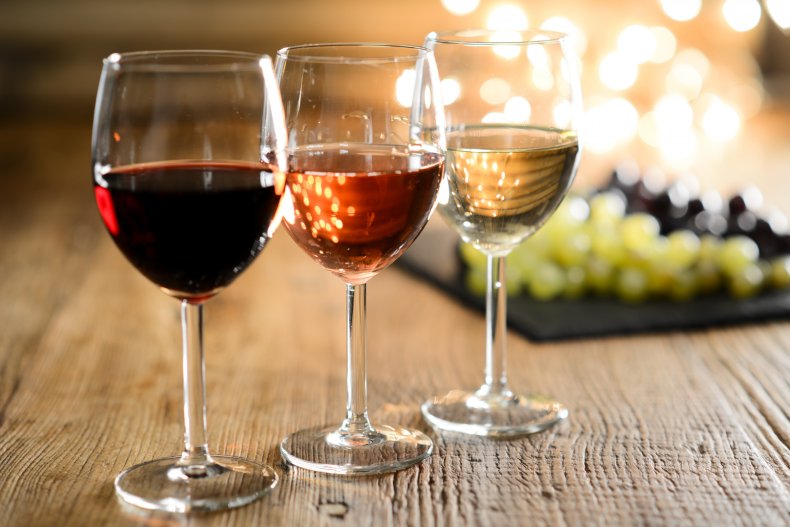 Three glasses of wine