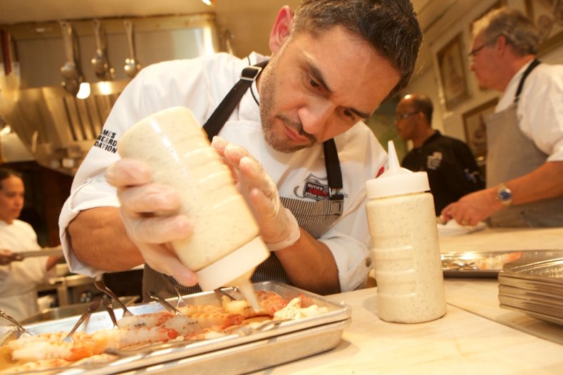 Abdiel Aleman cooking