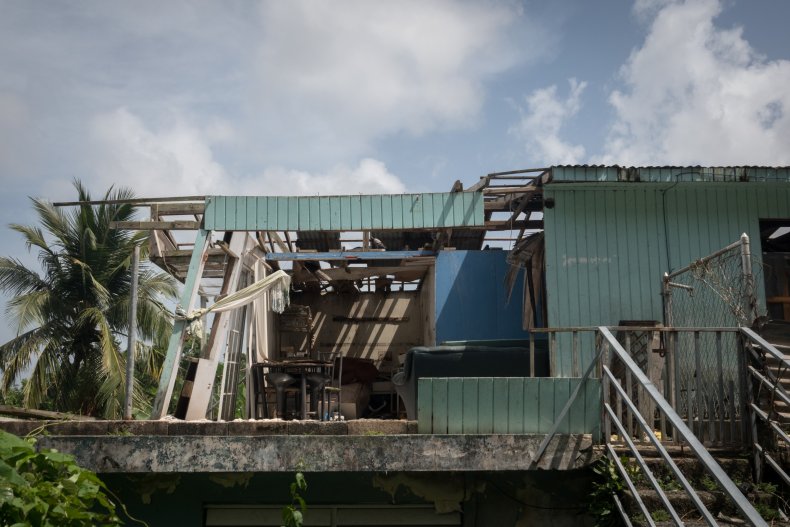 A Hurricane Maria destroyed and abandoned house in the Carola neighborhood on September 19, 2018.