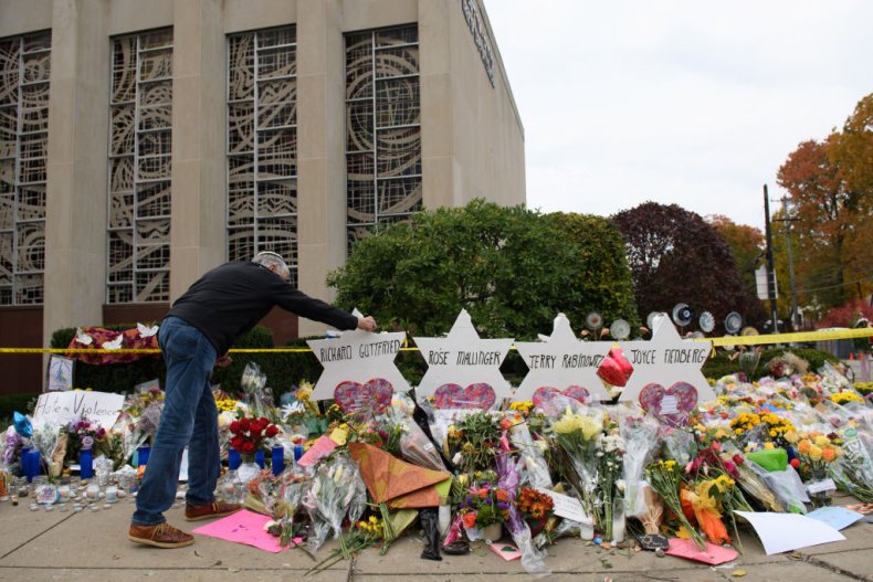 Tree Of Life synagogue mourners