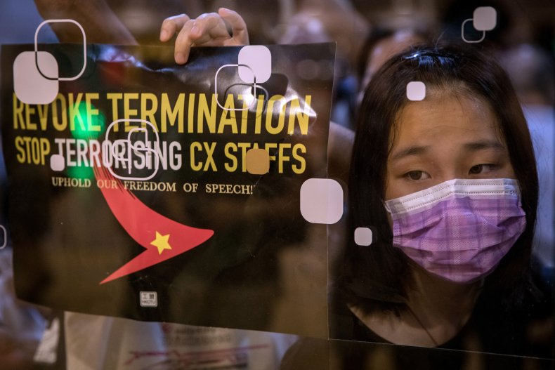 dismissal of Cathay Pacific staff