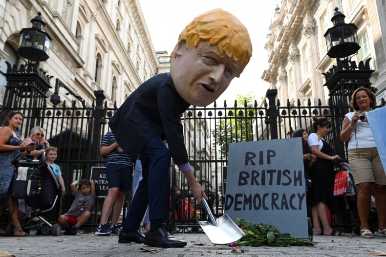 uk london protest boris johnson