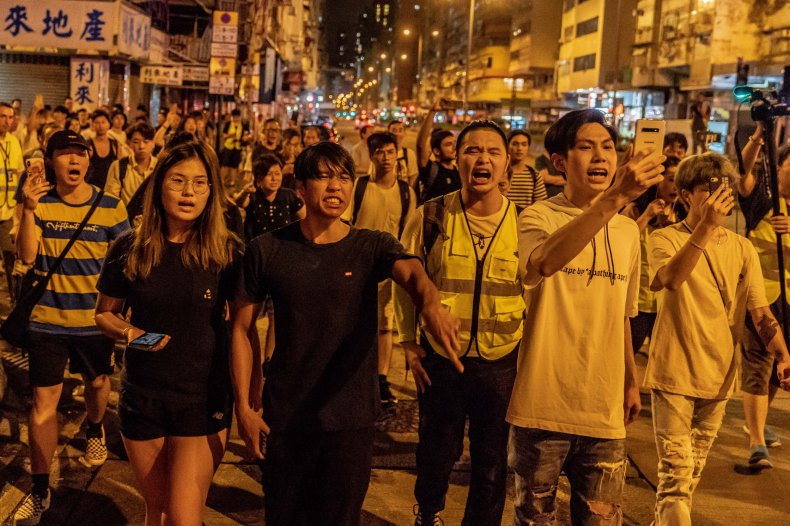 Protesters Hong Kong