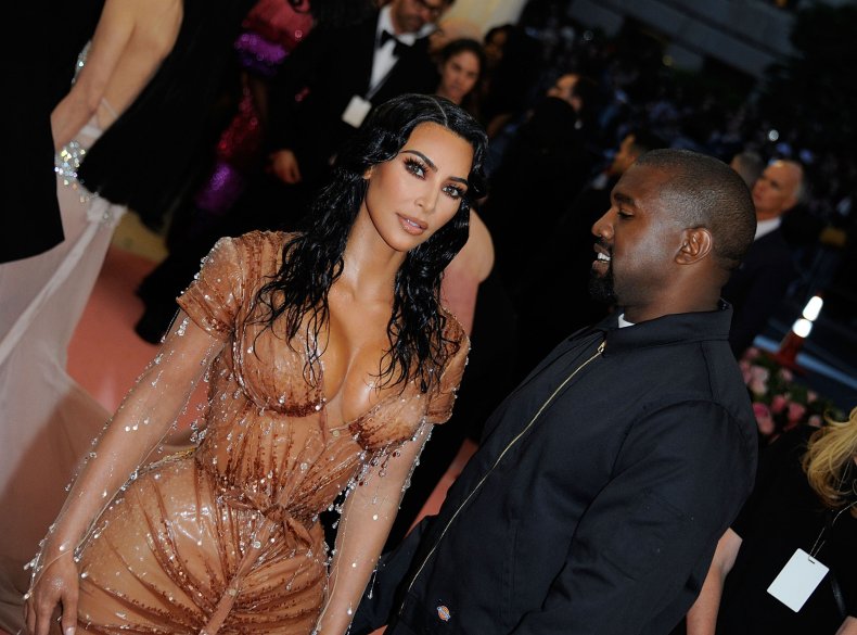 Kim and Kanye West