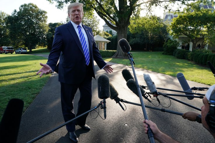 Trump Says His 'Real Opponent' in 2020 Election is the 'Fake News Media' Trump Says His 'Real Opponent' in 2020 Election is the 'Fake News Media'
