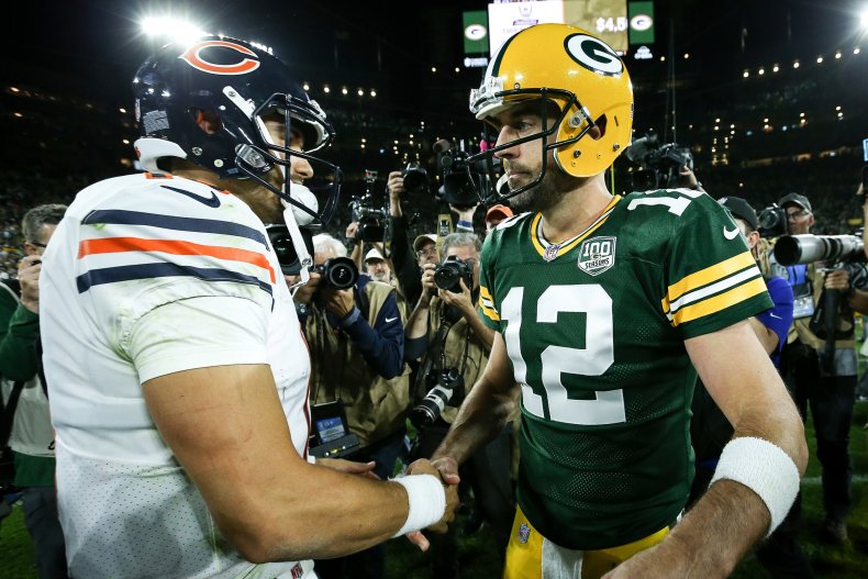 Mitchell Trubisky, Aaron Rodgers