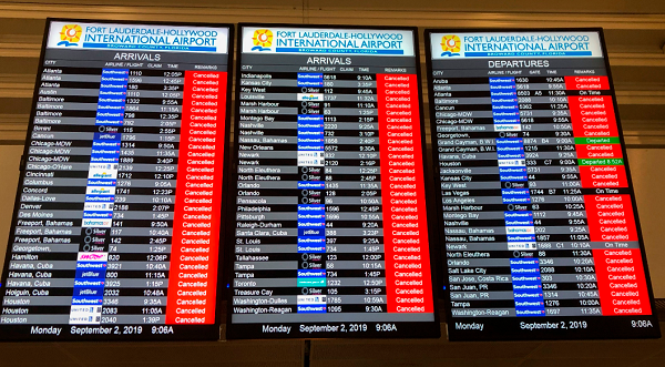 Hurricane Dorian Flight Cancellations Reach Nearly 2,000 In U.S. While ...