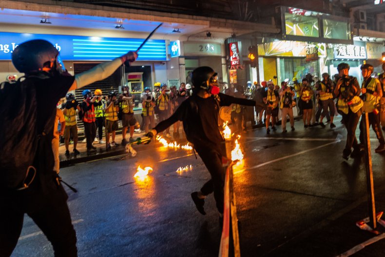 china hong kong protests police clash