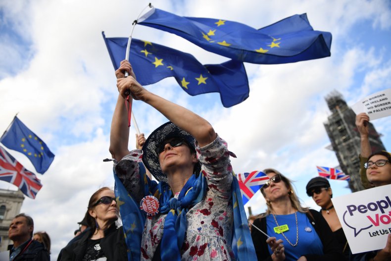 no-deal brexit protest