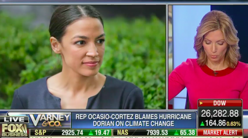 Fox Business Network AOC Hurricanes