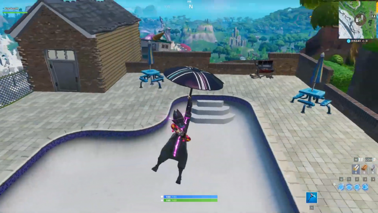 fortnite above ground pool gameplay fortnite above ground pool gameplay
