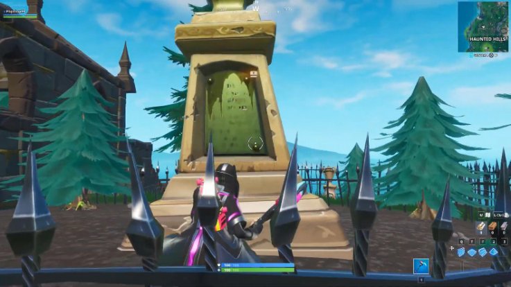 fortnite bat statue gameplay fortnite bat statue gameplay