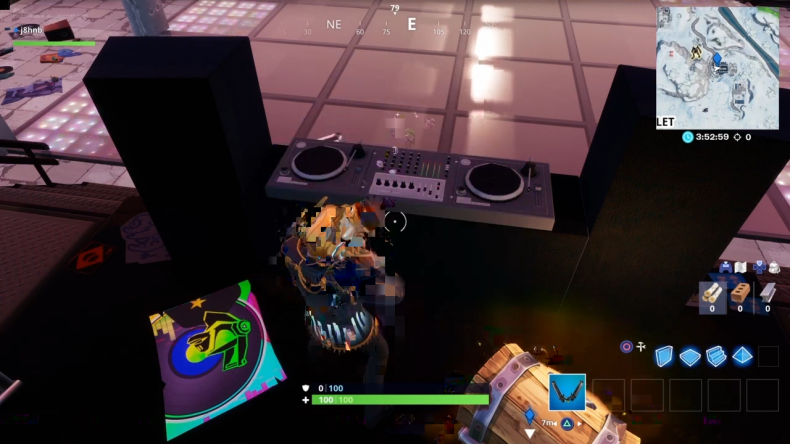 fortnite dj booth gameplay fortnite dj booth gameplay