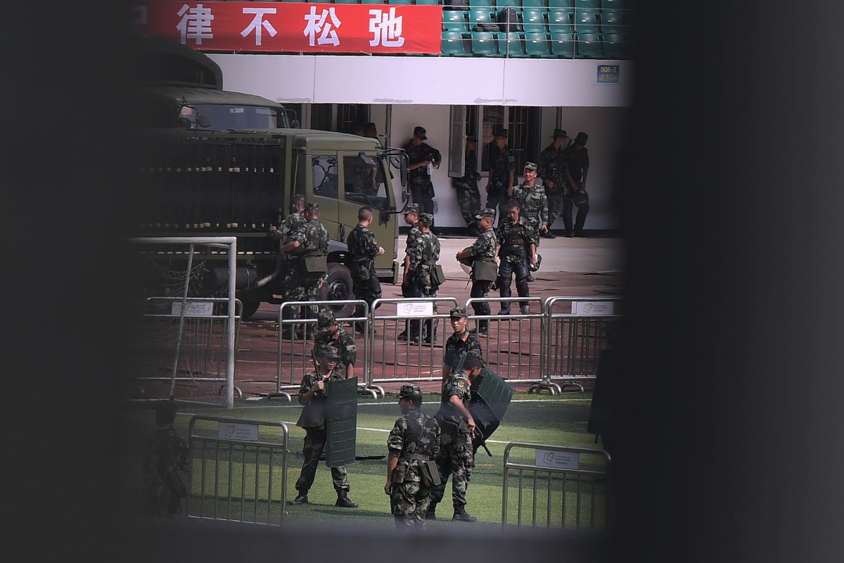Hong Kong, China, military, troops