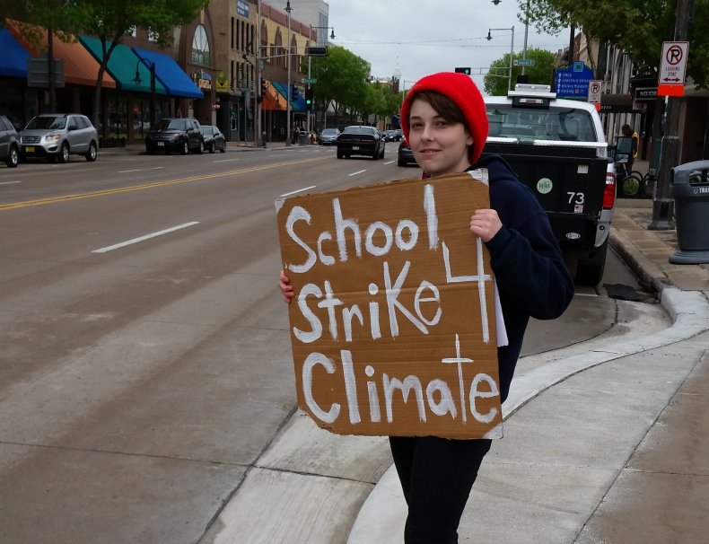 Madeleine McDermott, climate strike, 