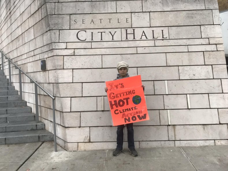 Ian Price, Climate strike,