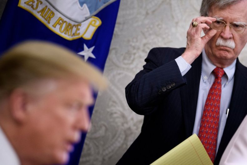 Donald Trump and John Bolton