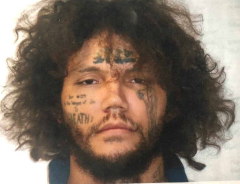 Florida man escapes death tattoo face