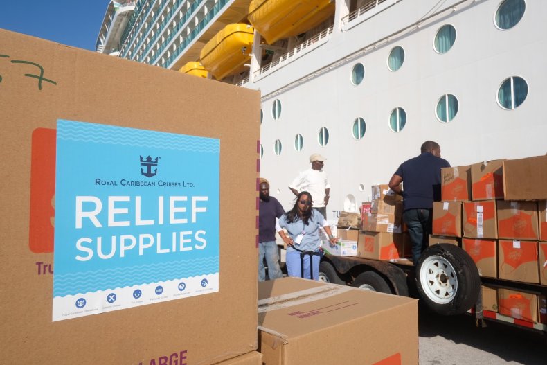 Bahamas, relief supplies