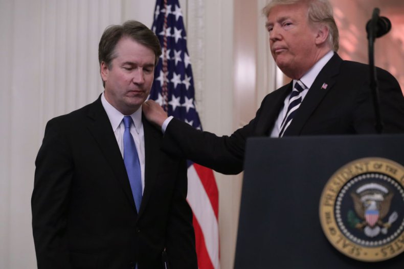 Brett Kavanaugh and Donald Trump