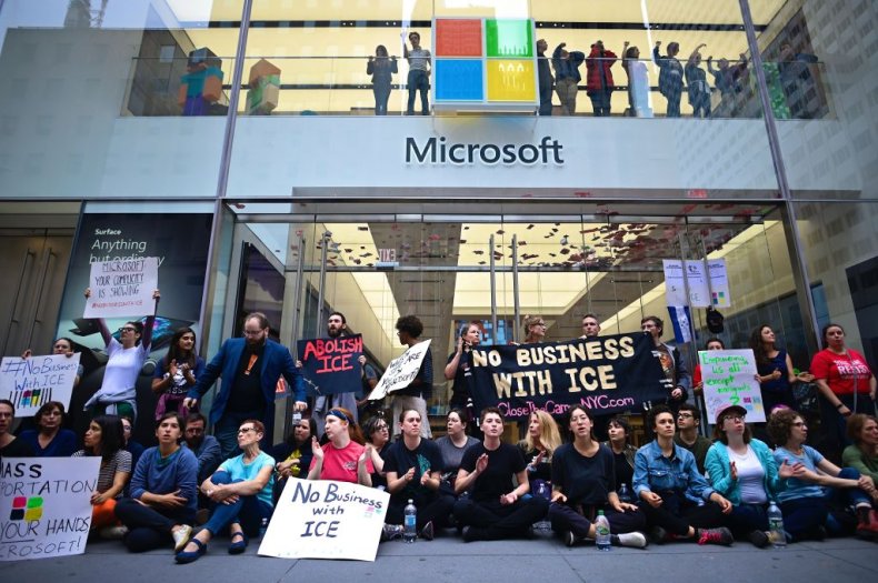 anti-ICE activists