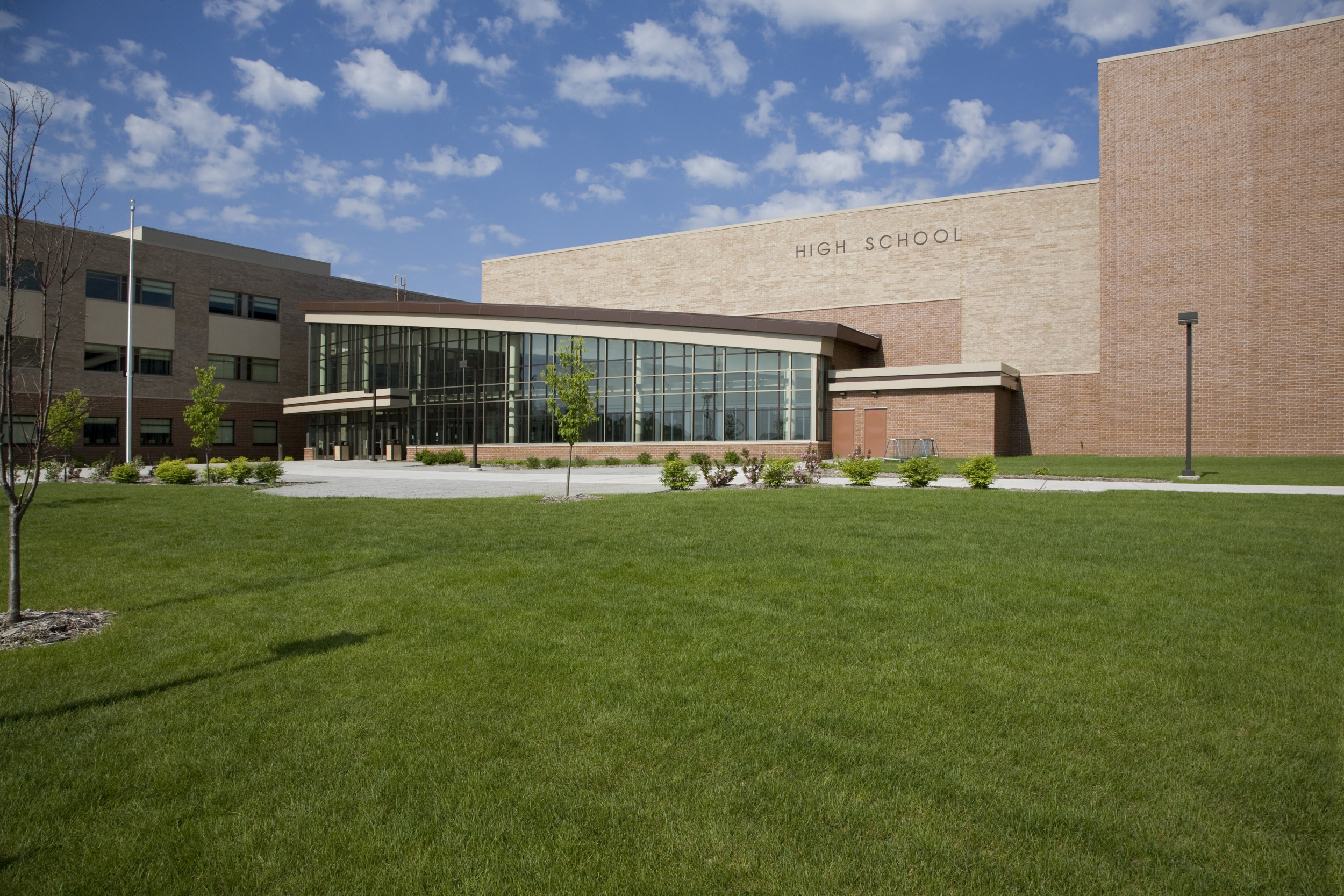 Stock High School Photo Building 