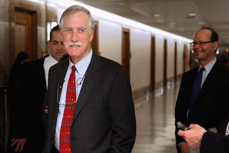 Angus King Blame Trump Iran