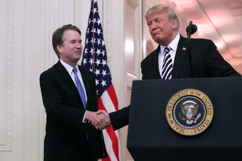Brett Kavanaugh and Donald Trump