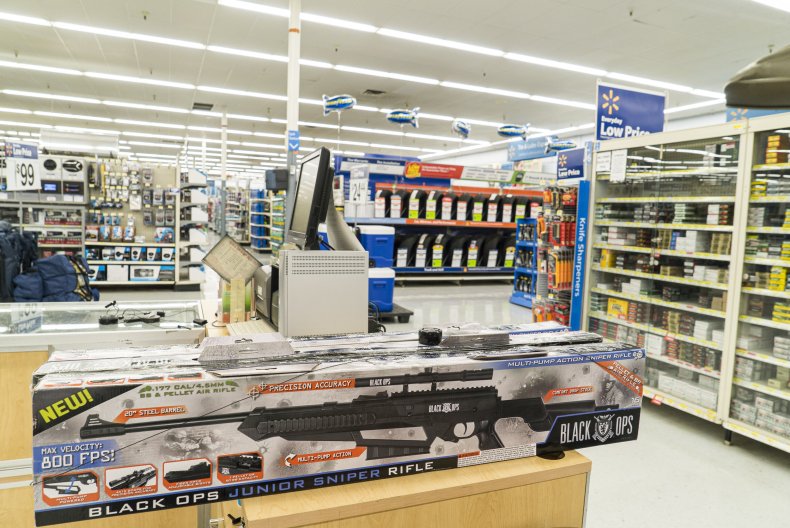 Rifles at Walmart