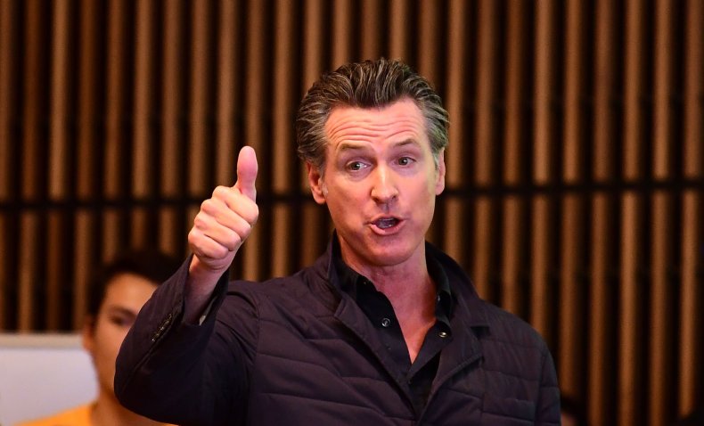 California Governor Gavin Newsom