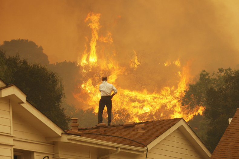 Camarillo, California, Wildfire, climate change, getty