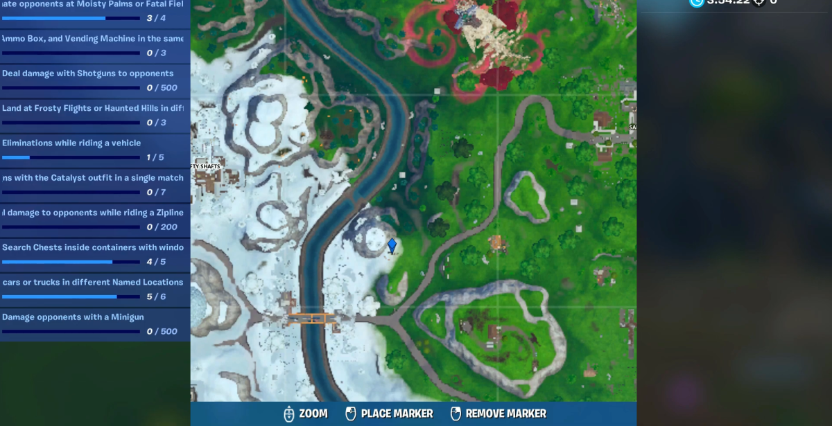 fortnite time trial location salty