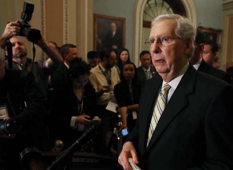 mitch mcconnell press conference capitol hill