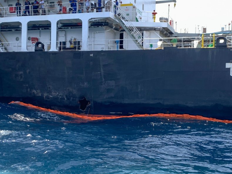 japan oil tanker attack gulf oman