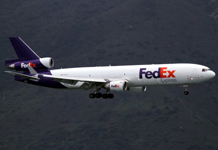 fedex plane hong kong china fedex plane hong kong china