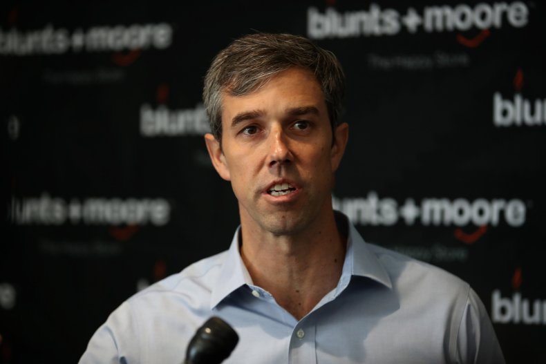 Democratic Presidential Candidate Beto O'Rourke Speaks To The Media After A Roundtable At An Oakland, CA Marijuana Dispensary