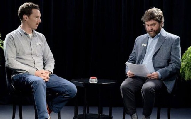 Image result for between two ferns benedict cumberbatch