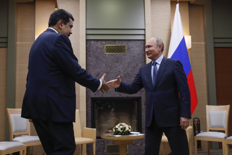 venezuela nicolas maduro russia vladimir putin