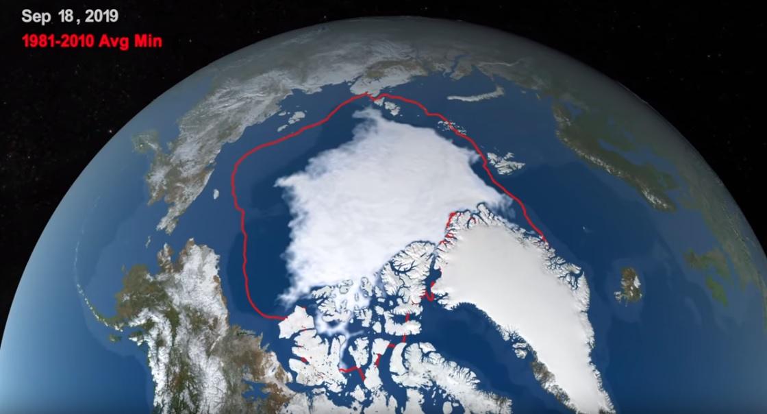 NASA Says 2019 Arctic Sea Ice Minimum Ties for Second Lowest on Record