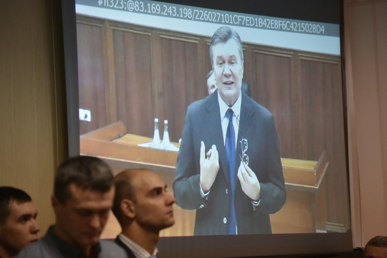 ukraine president Viktor Yanukovych trial