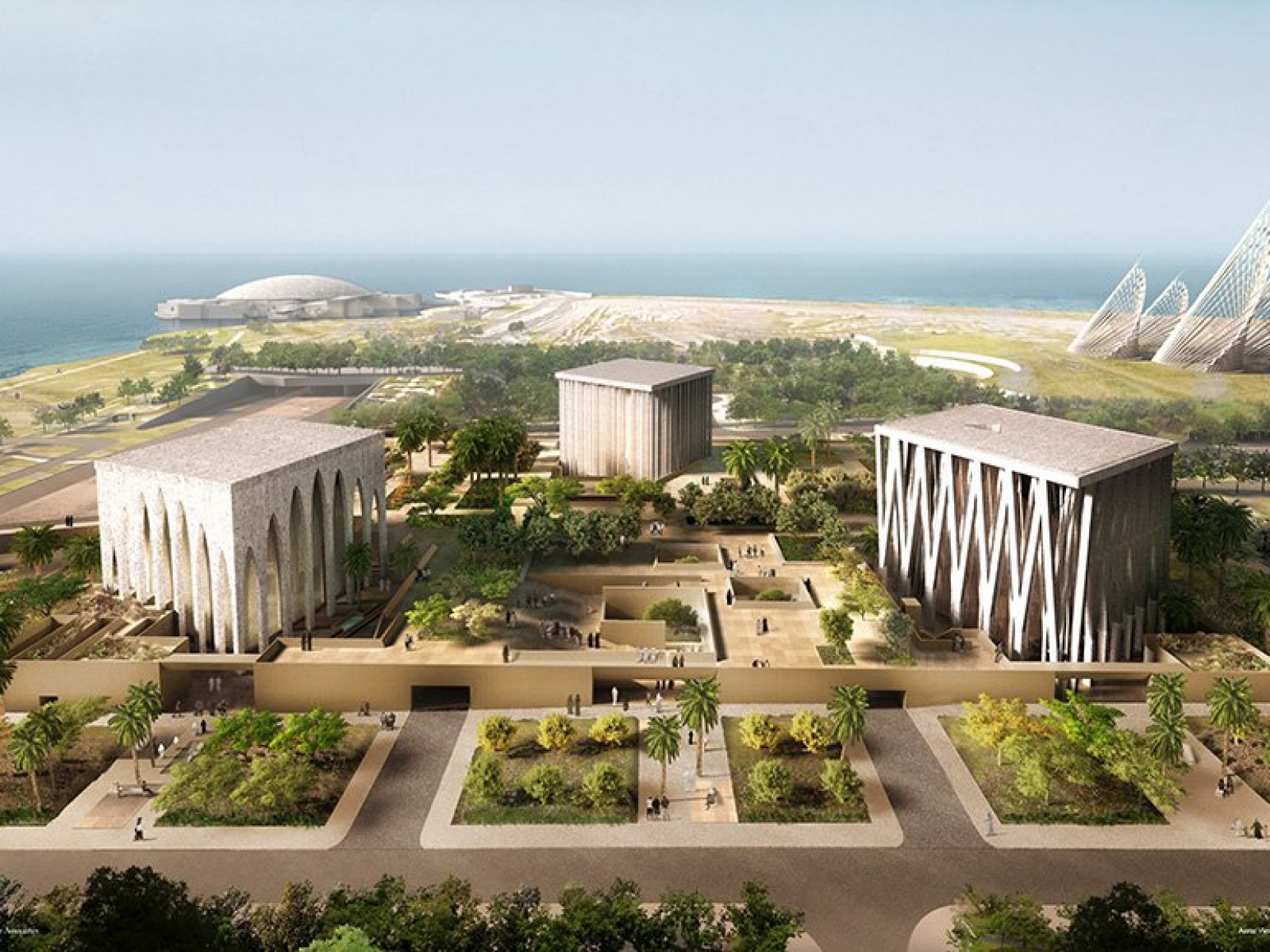 Mosque Synagogue And Church Being Built Together In Abu Dhabi
