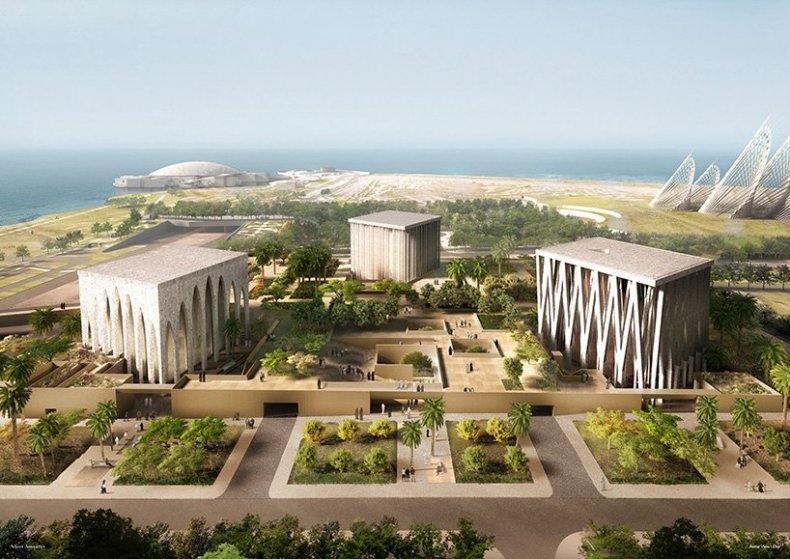 Mosque, Synagogue and Church Being Built Together in Abu Dhabi